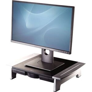 Fellowes Office Suites 28" Desk Black, Silver - Monitor Stand Fellowes Office Suites 28" Desk Black, Silver - Monitor Stand