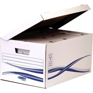 Fellowes 4460503 Storage Box - Rectangular White Storage Box Fellowes 4460503 Storage Box - Rectangular White Storage Box