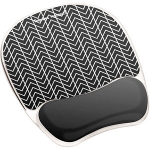 Fellowes 9653401 Mouse Pad - Black, White Fellowes 9653401 Mouse Pad - Black, White