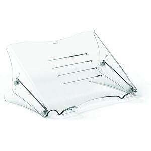 Fellowes Clarity Laptop Stand - Adjustable, Transparent, 15" Fellowes Clarity Laptop Stand - Adjustable, Transparent, 15"