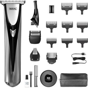 WAHL Elite Groom Multigroomer - Zilver en Zwart - Alles-in-één groomingset WAHL Elite Groom Multigroomer - Zilver en Zwart - Alles-in-één groomingset