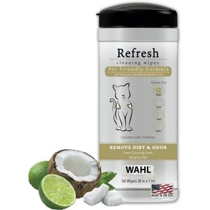 Wahl Refresh Grooming Pet Wipes - Pet Cleaning Wipes - Paraben Free - Alcohol Free Wahl Refresh Grooming Pet Wipes - Pet Cleaning Wipes - Paraben Free - Alcohol Free