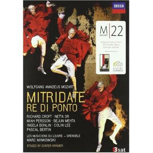 Mozart Mitridate - 2 DVDs - Zone 2 - 151 mins - Publicité Mozart Mitridate - 2 DVDs - Zone 2 - 151 mins - Publicité