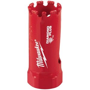 Milwaukee Modelo Sierra de corona Diamond Plus - 22mm - Para materiales duros Milwaukee Modelo Sierra de corona Diamond Plus - 22mm - Para materiales duros
