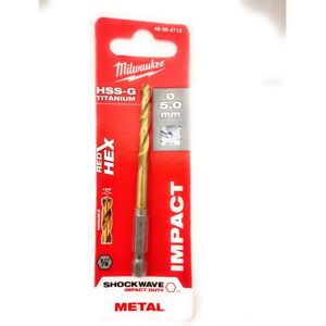 Wkrętak do metalu Milwaukee Hex Czerwony Tytan 5mm Wkrętak do metalu Milwaukee Hex Czerwony Tytan 5mm