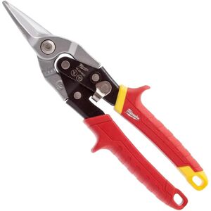 Milwaukee 48-22-4530 Metal Aviation Snips - Straight Cut - Red Milwaukee 48-22-4530 Metal Aviation Snips - Straight Cut - Red