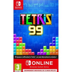Nintendo Tetris 99 - 12 mois Switch Online - Jeu vidéo Nintendo Tetris 99 - 12 mois Switch Online - Jeu vidéo