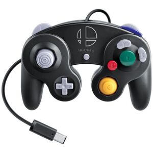 Nintendo GameCube Controller - Super Smash Bros. Edition - Black USB Gamepad - Nintendo Switch Nintendo GameCube Controller - Super Smash Bros. Edition - Black USB Gamepad - Nintendo Switch