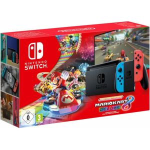 Nintendo Switch - Joy-Con Rouge Néon/Bleu Néon (Nouvelle Édition) + Mario Kart 8: Deluxe - Publicité Nintendo Switch - Joy-Con Rouge Néon/Bleu Néon (Nouvelle Édition) + Mario Kart 8: Deluxe - Publicité