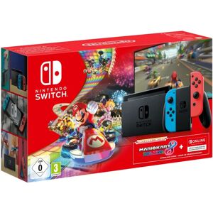 Nintendo Neon Red/Blue Switch with Mario Kart 8 Deluxe - Game Console Nintendo Neon Red/Blue Switch with Mario Kart 8 Deluxe - Game Console