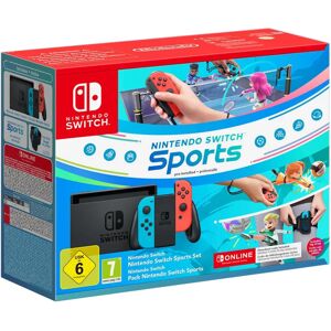 Nintendo Switch - noir + Joy-Con néon rouge/n néon bleu Ensemble Sportif - Publicité Nintendo Switch - noir + Joy-Con néon rouge/n néon bleu Ensemble Sportif - Publicité