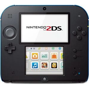 Nintendo 2DS Musta/Sininen Kosketusnäyttö Kannettava Pelikonsoli - Pelikonsoli Nintendo 2DS Musta/Sininen Kosketusnäyttö Kannettava Pelikonsoli - Pelikonsoli