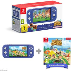 Nintendo Switch Lite - Blue + Animal Crossing New Horizons - Video Game Console Nintendo Switch Lite - Blue + Animal Crossing New Horizons - Video Game Console