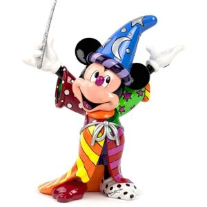 Disney Britto Sorcerer Mickey Mouse Figurine - Hand-Painted, Handcrafted Disney Britto Sorcerer Mickey Mouse Figurine - Hand-Painted, Handcrafted