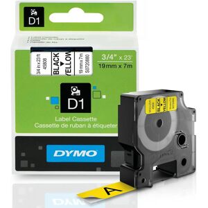 DYMO D1 Polyester Tape - 19mm x 7m - Yellow - Label Tape DYMO D1 Polyester Tape - 19mm x 7m - Yellow - Label Tape