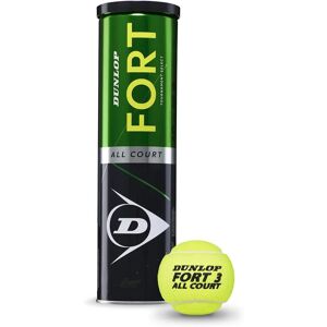 Balles de Tennis Dunlop - Fort All Court TS - Jaune - Pack de 4 Balles de Tennis Dunlop - Fort All Court TS - Jaune - Pack de 4