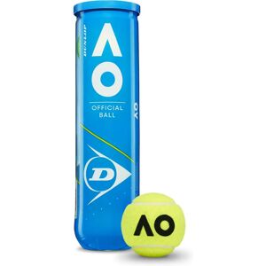 DUNLOP Australian Open Tennispallot - 4 kappaletta - Keltainen - Unisex DUNLOP Australian Open Tennispallot - 4 kappaletta - Keltainen - Unisex