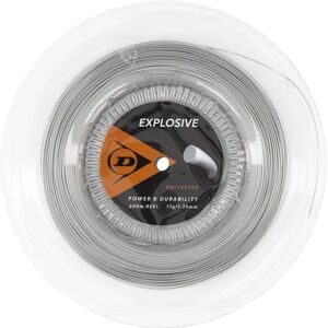 Dunlop Explosive Polyester Tennis String - 200m - Gray Dunlop Explosive Polyester Tennis String - 200m - Gray