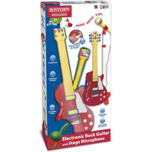 Chitarra elettrica Bontempi - Con microfono e supporto Chitarra elettrica Bontempi - Con microfono e supporto