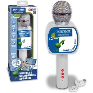 Bontempi Kabelloses Mikrofon mit Lautsprecher - Eco-Effekt, 5+ Jahre Bontempi Kabelloses Mikrofon mit Lautsprecher - Eco-Effekt, 5+ Jahre