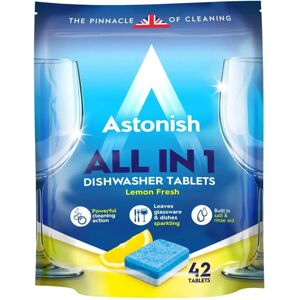 Astonish Astonish All in 1 Dishwasher Tablets Lemon - Dishwasher Tablets Astonish Astonish All in 1 Dishwasher Tablets Lemon - Dishwasher Tablets
