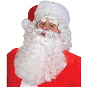 Set met pruik en baard voor de Kerstman - Kostuumaccessoire Set met pruik en baard voor de Kerstman - Kostuumaccessoire