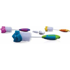 Brosse à biberon Nuby avec cuillère - Publicité Brosse à biberon Nuby avec cuillère - Publicité