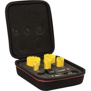 Starrett KDC05021 Deep Cut Bi-Metal Electrician's Holesaw Kit - 7 Piece Starrett KDC05021 Deep Cut Bi-Metal Electrician's Holesaw Kit - 7 Piece