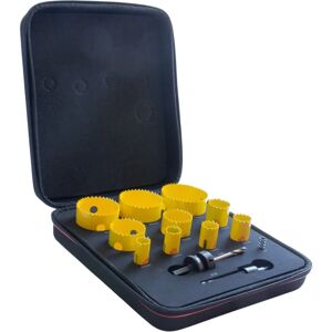 Starrett Brand Deep Cut Bi-Metal Holesaw Kit - 12 Piece Starrett Brand Deep Cut Bi-Metal Holesaw Kit - 12 Piece