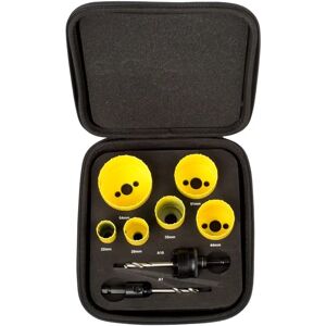Starrett KFC06023 Bi-Metal Fast Cut Holesaw Kit - General Purpose Starrett KFC06023 Bi-Metal Fast Cut Holesaw Kit - General Purpose