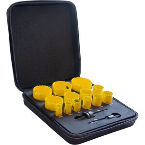 Starrett KFC14021 Bi-Metal Holesaw Kit - 16 Piece Starrett KFC14021 Bi-Metal Holesaw Kit - 16 Piece