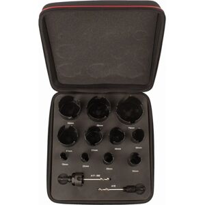 Starrett KMP11021 TCT Holesaw Kit - 13 Piece Starrett KMP11021 TCT Holesaw Kit - 13 Piece