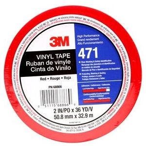 3M 471 Vinyl Tape Red - Marking and Protection 3M 471 Vinyl Tape Red - Marking and Protection