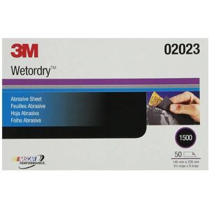 3M Wetordry Abrasive Sheet - Auto & Marine - 1500 Grit 3M Wetordry Abrasive Sheet - Auto & Marine - 1500 Grit