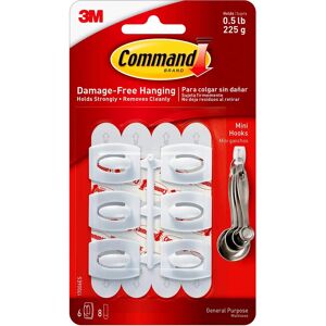 3M Command Mini Hooks - White - Hooks 3M Command Mini Hooks - White - Hooks
