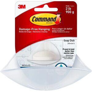 3M BATH14-ES FRS Soap Dish - Water-resistant strips - Pack of 2 3M BATH14-ES FRS Soap Dish - Water-resistant strips - Pack of 2