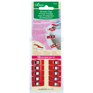 Clip Wonder de Clover - 10 pièces - Accessoire de couture - Publicité Clip Wonder de Clover - 10 pièces - Accessoire de couture - Publicité