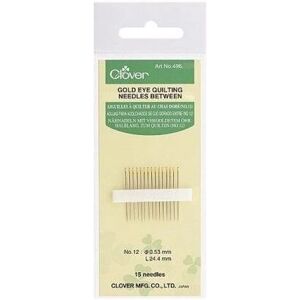 Clover Modèle CL496`08 Aiguilles - Aiguilles pour quilting - 15 pièces Clover Modèle CL496`08 Aiguilles - Aiguilles pour quilting - 15 pièces
