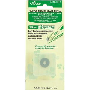 Lames de rechange pour cutter rotatif Clover 18mm - 2 pièces Lames de rechange pour cutter rotatif Clover 18mm - 2 pièces