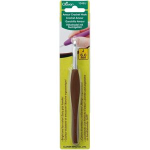 Clover J10/6mm Ergonomic Crochet Hook - 15cm - Crochet Type Clover J10/6mm Ergonomic Crochet Hook - 15cm - Crochet Type