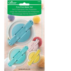 Clover Turbo Pompon Maker - Set van 4 Clover Turbo Pompon Maker - Set van 4