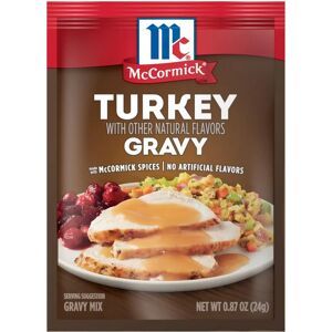 Mccormick Sauce en Poudre - Dinde Naturellement Aromatisée - 0,87 Oz - Publicité Mccormick Sauce en Poudre - Dinde Naturellement Aromatisée - 0,87 Oz - Publicité