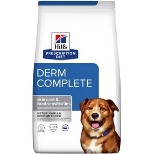 Hill's Prescription Diet Canine Derm Complete Soin de la Peau et Sensibilités Alimentaires - 12kg Hill's Prescription Diet Canine Derm Complete Soin de la Peau et Sensibilités Alimentaires - 12kg