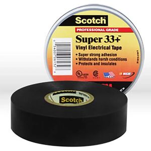 3M Scotch Super 33+ noir 19 mm x 6 m - Publicité 3M Scotch Super 33+ noir 19 mm x 6 m - Publicité