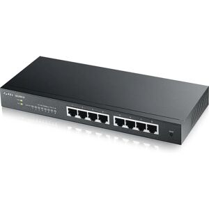 Zyxel GS1900-8 Managed Switch - Layer 2 Gigabit Ethernet - Sort Zyxel GS1900-8 Managed Switch - Layer 2 Gigabit Ethernet - Sort