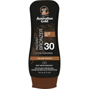 Australian Gold - Crème solaire avec bronzer SPF 30 - Crème solaire Australian Gold - Crème solaire avec bronzer SPF 30 - Crème solaire