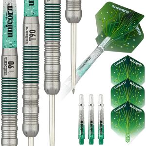 Unicorn T90 Steel Darts - Precision 90% Tungsten - Green Unicorn T90 Steel Darts - Precision 90% Tungsten - Green