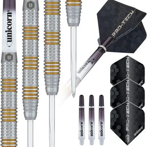 Darts en acier Pro-Tech Unicorn - 90% Tungstène, 25g, Pack de 3 - Publicité Darts en acier Pro-Tech Unicorn - 90% Tungstène, 25g, Pack de 3 - Publicité
