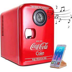 Koolatron Coca Cola Mini Fridge with Bluetooth Speaker Koolatron Coca Cola Mini Fridge with Bluetooth Speaker