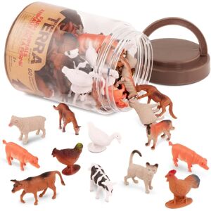 Figurine Animali da Fattoria Battat Terra - 60 Pezzi, 12 Tipi - Dai 3 Anni Figurine Animali da Fattoria Battat Terra - 60 Pezzi, 12 Tipi - Dai 3 Anni